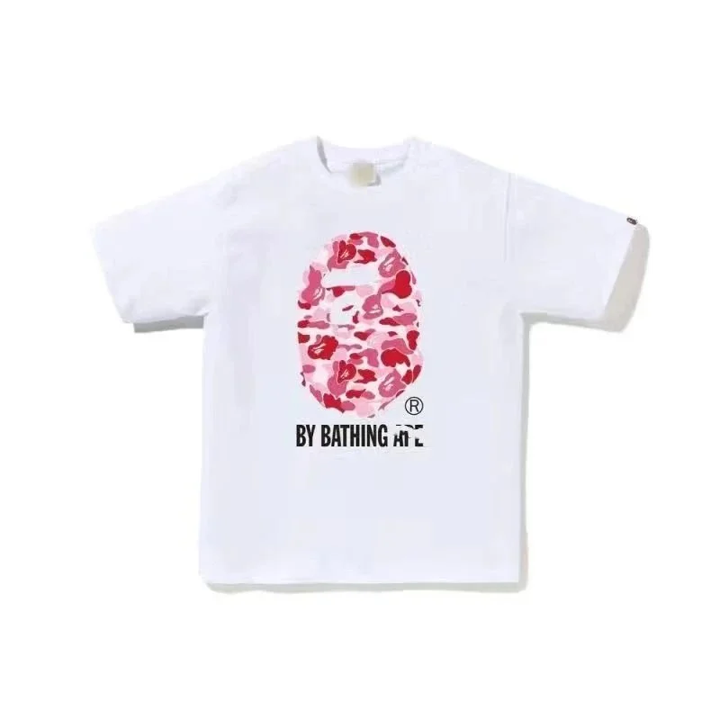 BAPE White & Pink Camo T-Shirt