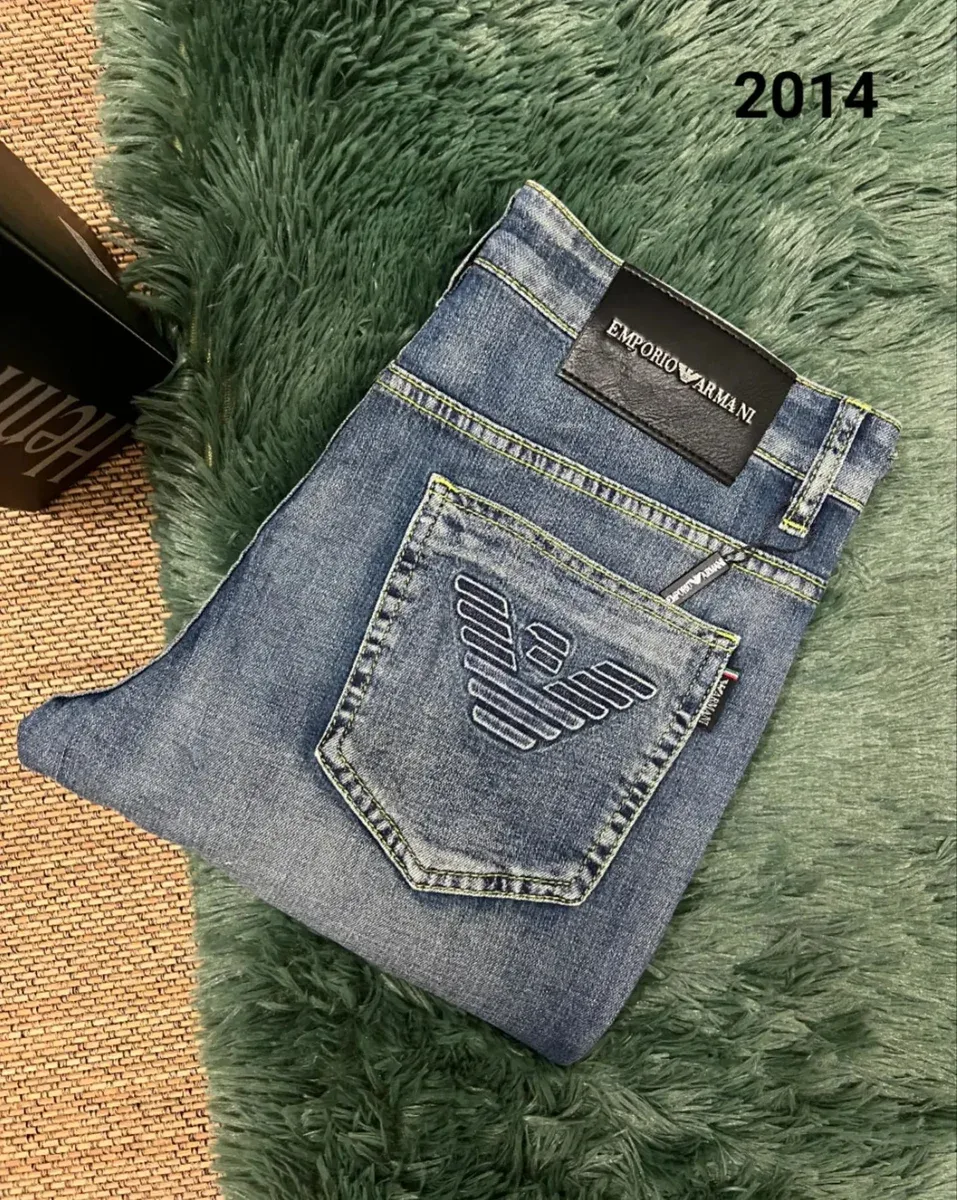Emporio Armani Jeans Classic Blue Denim Bottoms