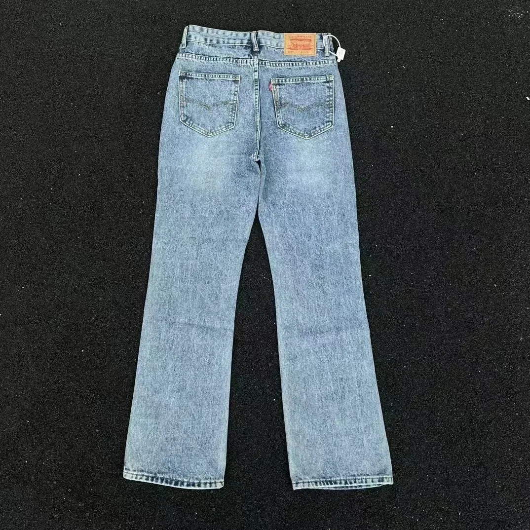 Levi's 501 Light Blue Straight Leg Jeans