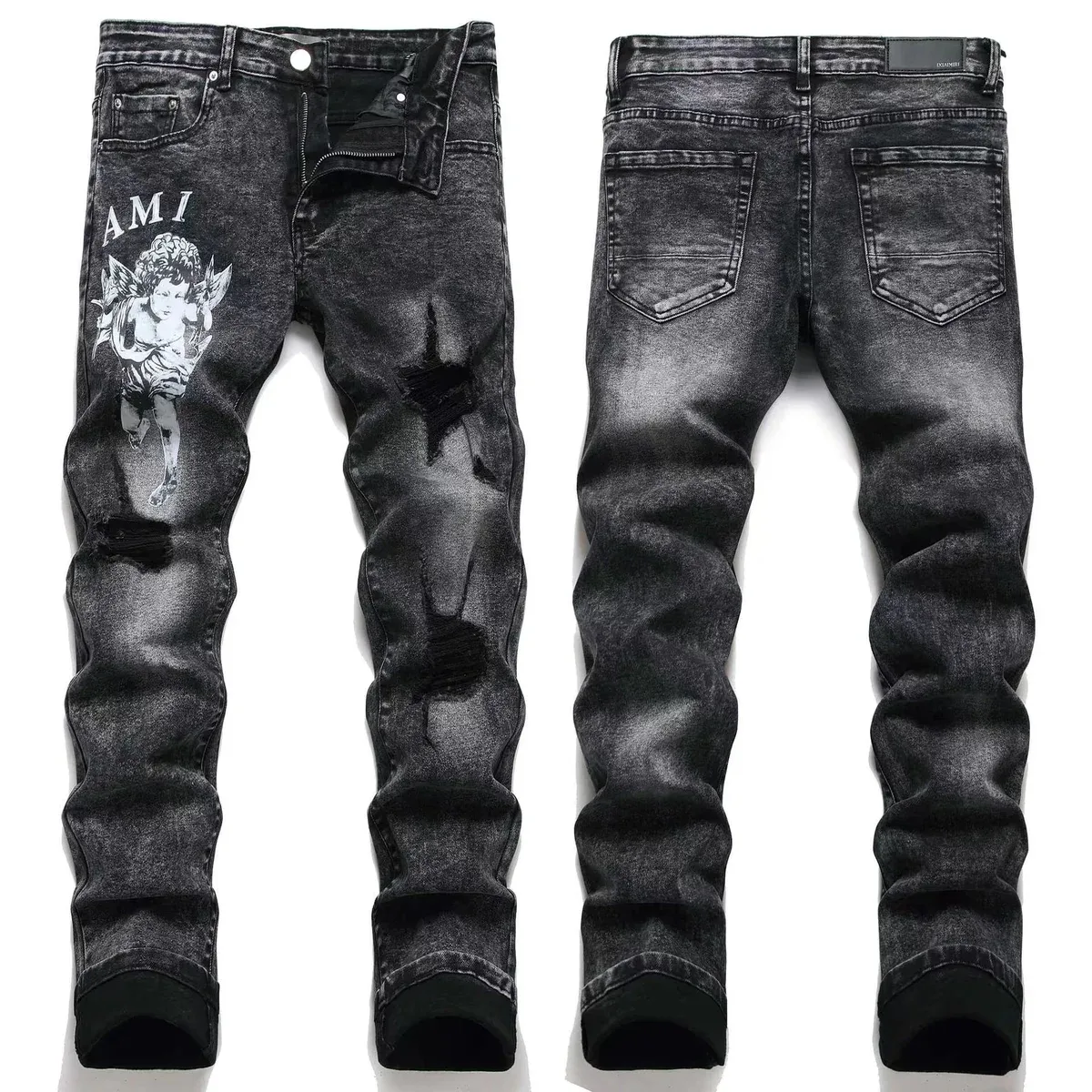 Ami Paris AMI Cherub Jeans Black