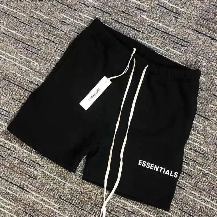 Fear of God Essentials Black Shorts