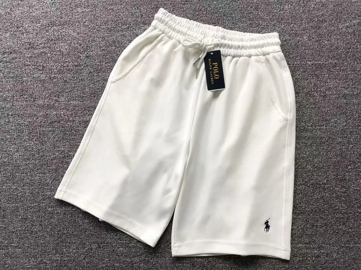 Polo Ralph Lauren White Polo Pony Shorts