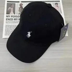 Polo Ralph Lauren Pony Logo Black Cap