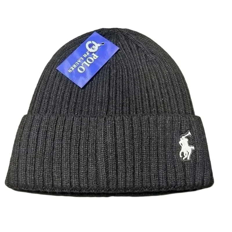 Polo Ralph Lauren Pony Logo Beanie Black