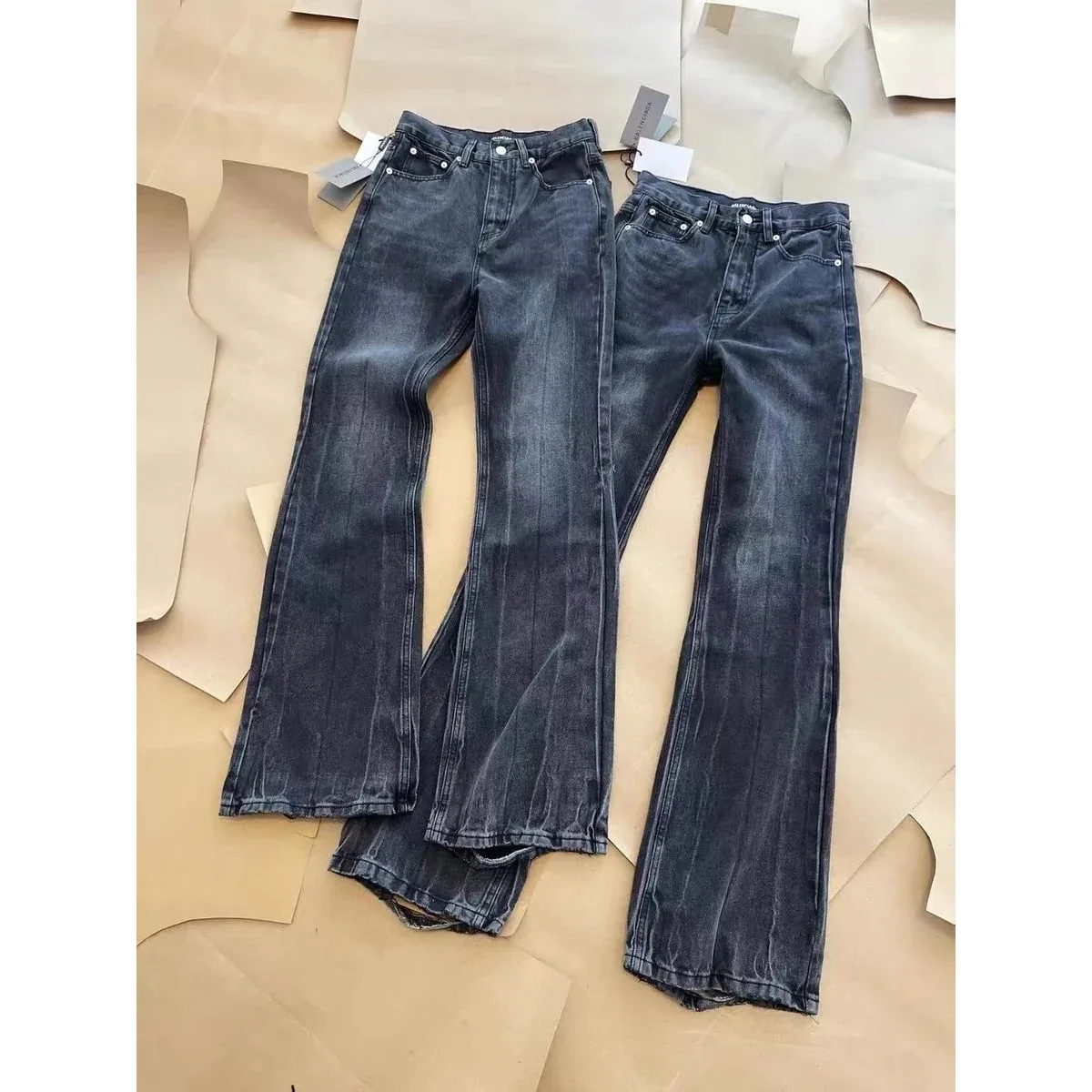 Balenciaga Black Flared Jeans