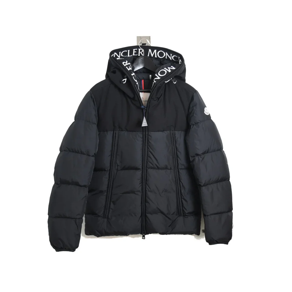 Moncler Black Hooded Puffer Jacket