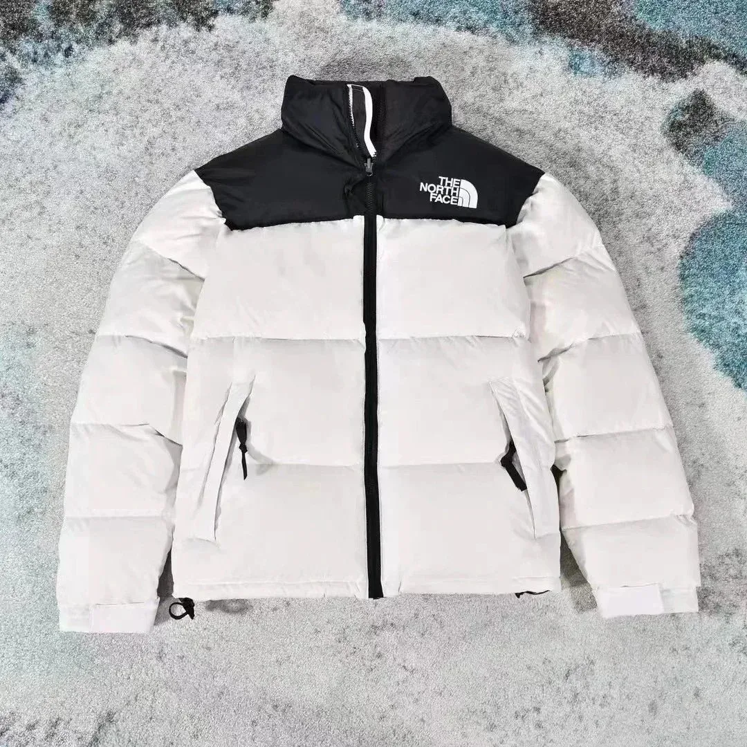 The North Face Nuptse White/Black Parka