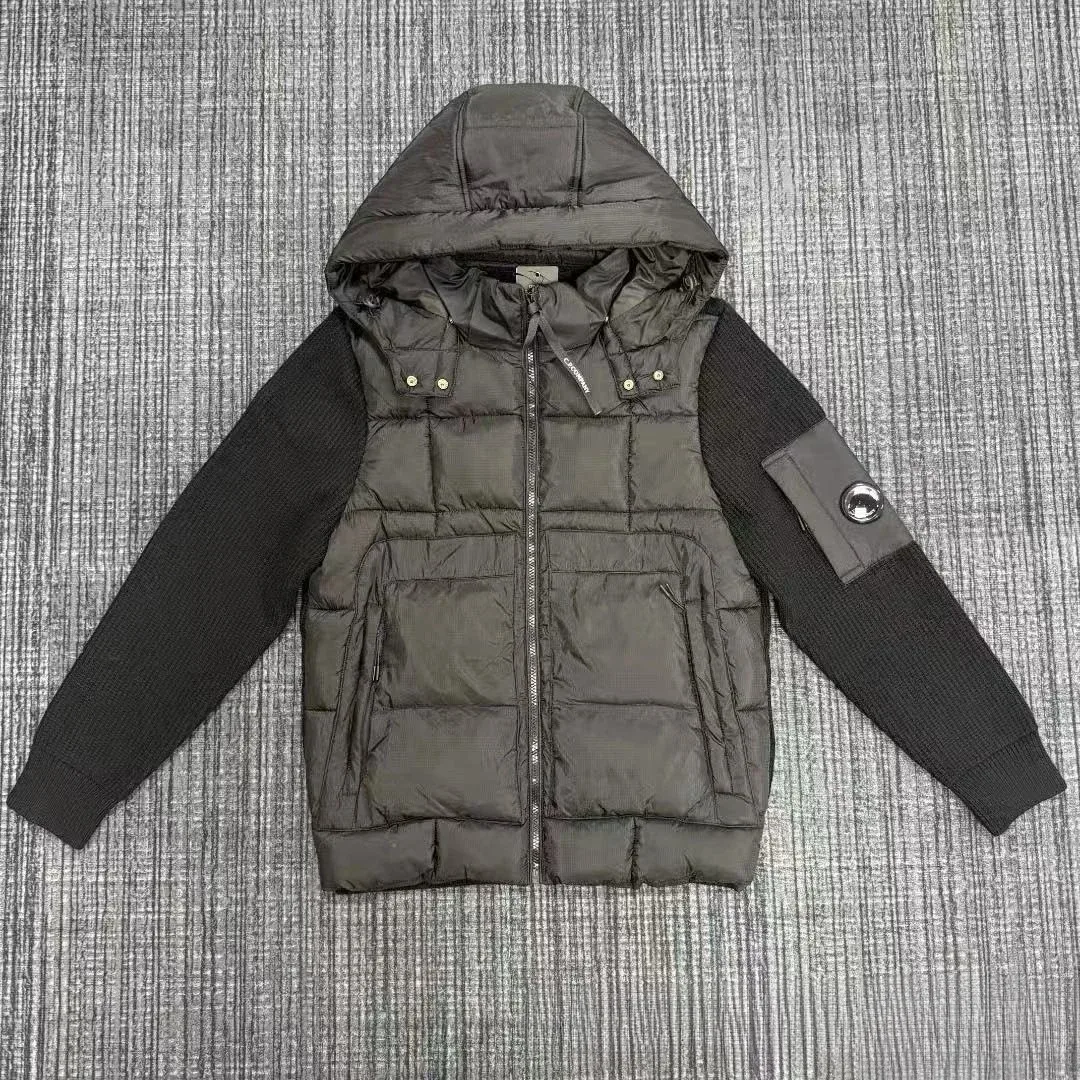 CP Company Goggle Hooded Puffer Jacket 6805 Black
