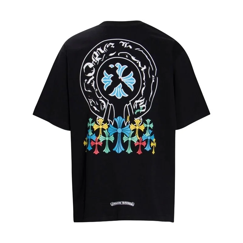 Chrome Hearts Cross Print Black T-Shirt